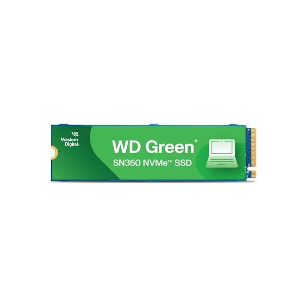 (ウエスタンデジタル) Western Digital 480GB WD Green SN350 NVMe 内蔵SSD ソリッドステートドライブ - Gen3 PCIe M.2 2280 最大2,400MB/s - WDS480
