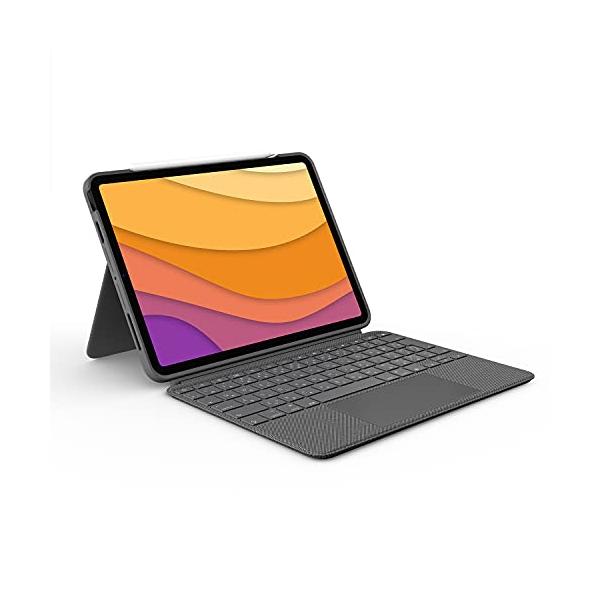 ロジクール Logicool iPad Air 10.9インチ 第5世代 第4世代 対応 トラックパッド付き キーボード一体型ケース Combo Touch iK1095GRA 日本語キーボー
