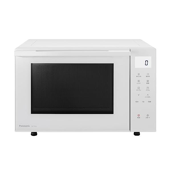 パナソニック オーブンレンジ 23L コンパクトモデル フラットテーブル 蒸気センサー ホワイト NE-FS3A-W