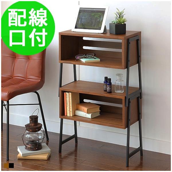 スタッキングシェルフ シェルフ ラック おしゃれ 木製 ウォールナット アイアン Ichi 0014 Good Balance Interior 通販 Yahoo ショッピング