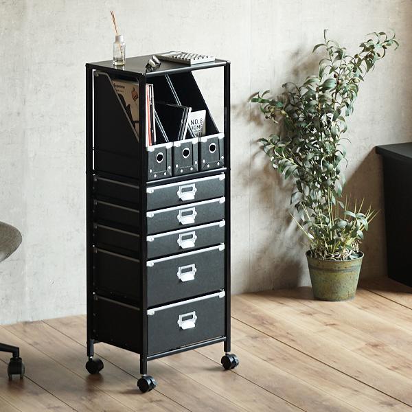 書類 収納 棚 ワゴン 引き出し ラック チェスト 完成品 北欧 おしゃれ 白 黒 キャスター付き 幅40cm スリム Buyee Buyee 日本の通販商品 オークションの代理入札 代理購入