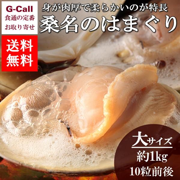 送料無料 マルタカ水産 桑名のはまぐり 大サイズ6cm以上 約1kg 10粒前後入り 魚介類 ハマグリ 新鮮 高品質 旬 産地直送 貝類 お取り寄せ ギフト 贈答