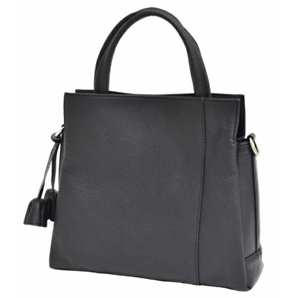 BARCOS(バルコス)のベストセラー 牛皮使用！やわらかオールレザーのショルダー兼ハンドバッグ ブラック ＜ルル＞ メーカー直送 BARCOS(バルコス)のベストセラー 牛皮使用！やわらかオールレザーの