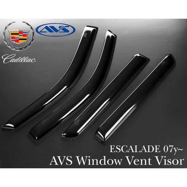■在庫有 ウインドー バイザー AVS製 【適合車】07-14ｙ エスカレード 08 09 10 11 12 13 2007 2008 2009 2010 20