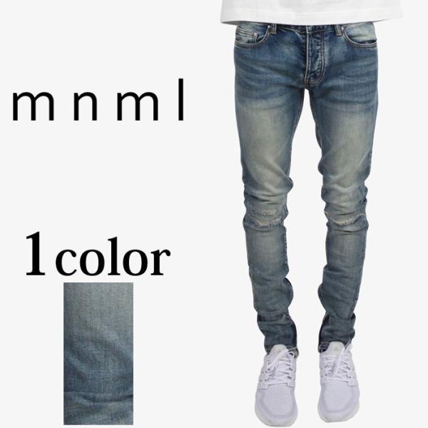 Mnml ミニマル M34 Denim ダメージジーンズ デニム メンズ ブルー デニム Buyee Buyee Japanese Proxy Service Buy From Japan Bot Online
