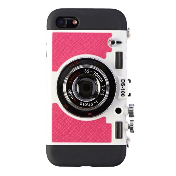 iPhone7�Ή� �A�C�t�H��7 �w�ʃP�[�X Gizmobies �M�Y���r�[�Y �J���� �P�[�X �J�o�[ CAMERA CASE PINK