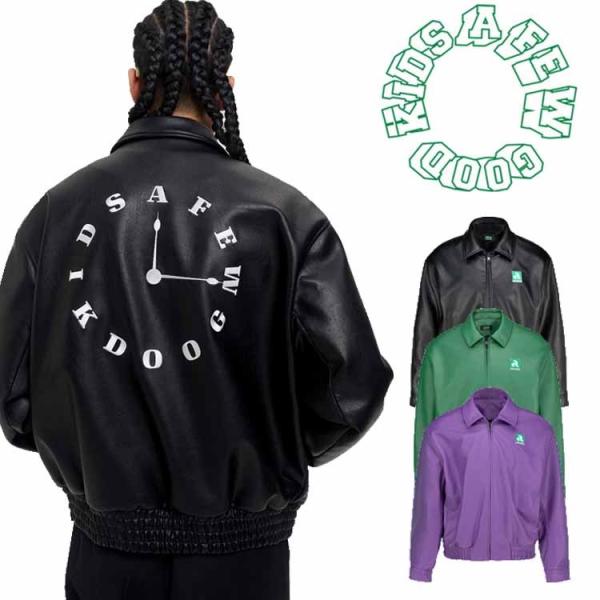 A FEW GOOD KIDS �A�t���[�h�O�b�h�L�b�Y AFGK  CLOCK LEATHER JACKET ���U�[�W���P�b�g �X�^�W���� �����Y