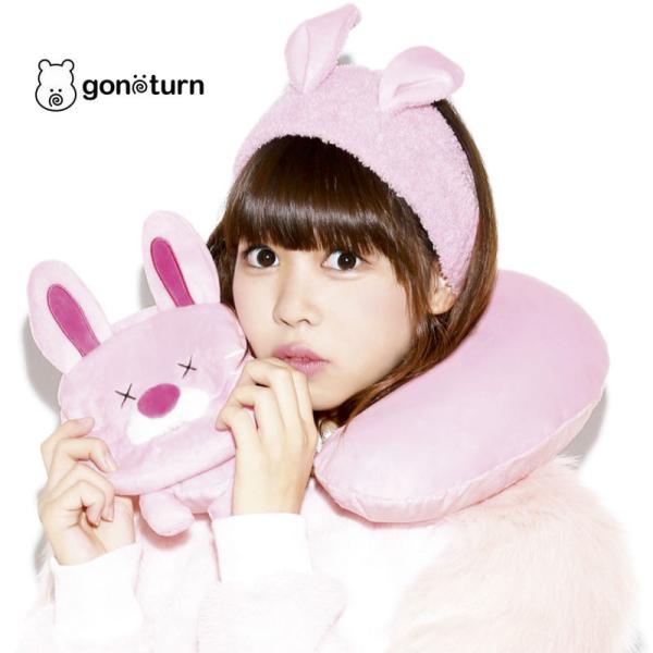 gonoturn ̂ Animal Neck Pillow Rabbit lbNs[ 킢 ܂  ETM rbg s o d oX ړ   sN Mtg