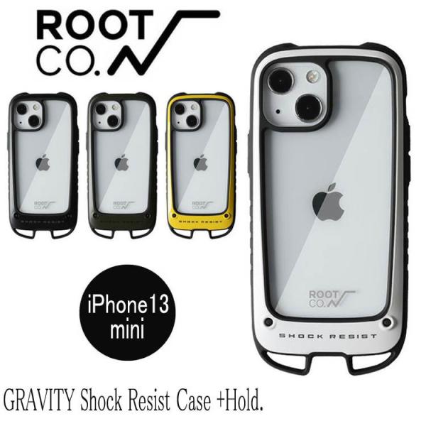ROOT CO. iPhone13 mini （カーキ）ストラップホルダー付新品 楽天市場】【ROOT CO.】[iPhone13miniケース]GRAVITY Shock