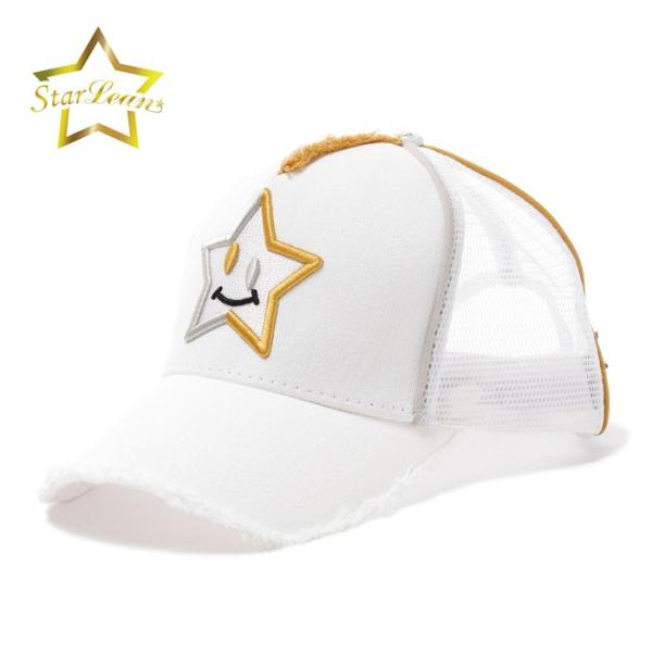 Starlean スターリアン キャップ Cap 帽子 スマイル スター 刺繍メッシュキャップ シルバー ゴールド Buyee Buyee Japanese Proxy Service Buy From Japan Bot Online