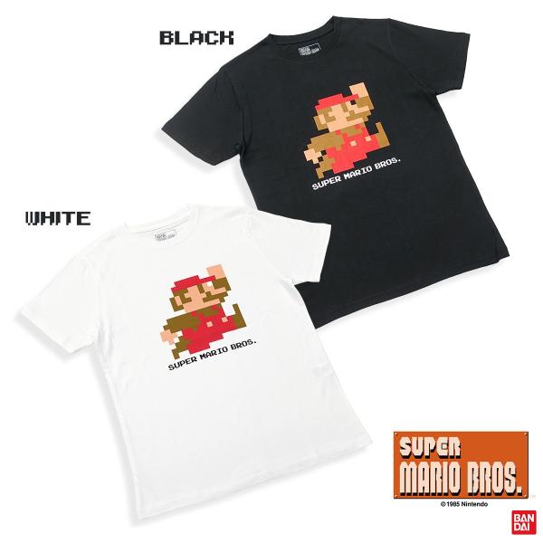 スーパーマリオ ブラザーズ Tシャツ メンズ ドット マリオ ジャンプ Tシャツ ホワイト ブラック 半袖 Buyee Buyee Japanese Proxy Service Buy From Japan Bot Online