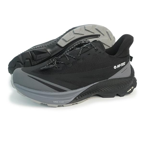 ハイテック HI-TEC スニーカー メンズ アウトドア NOMAD ADV WP ブラック/スティール/クールグレー ハイクスニーカー 高機能 HI-TEC（ハイテック） スニーカー メンズ アウトドア NOMAD ADV WP
