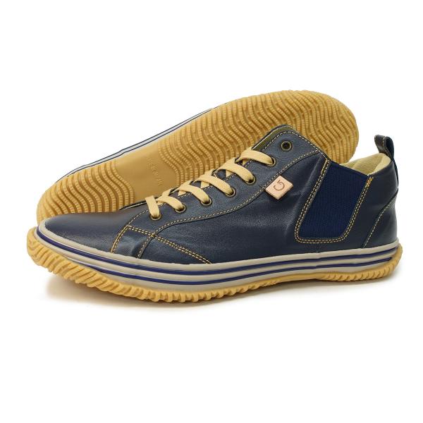 SPINGLE スピングル スニーカー SP-442 ダークネイビー メンズ レディース 革 カンガルーレザー  定番 日本製 スピングルムーブ g-fine_8201212