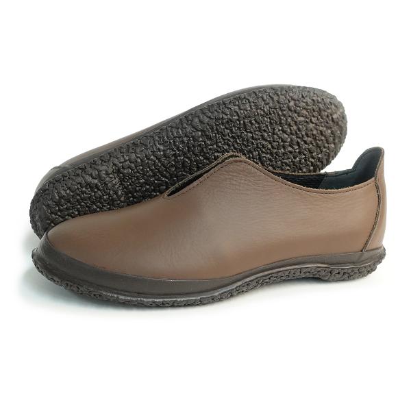 スピングル SPINGLE スニーカー レディース SP-1826 ダークブラウン スリッポン 牛レザー スピングルムーブ SPINGLE MOVE SPINGLE（スピングル） スニーカー レディース SP-1826 ダークブラウン