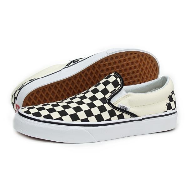 【並行輸入品】バンズ VANS スニーカー クラシック スリッポン Classic Slip-On VN000EYEBWW ブラック ホワイトチェッカー メンズ レディース 海外企画