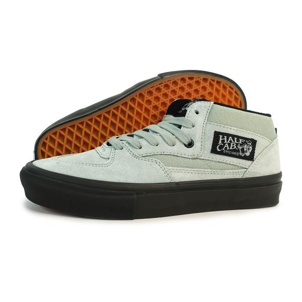 VANS HALF CAB グレー ハイカットスニーカー Vans SKATE HALF CAB Shoes Grey/White | TBB-BIKE