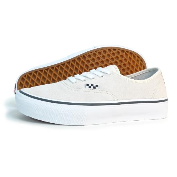 【並行輸入品】バンズ VANS スニーカー メンズ レディース スケート オーセンティック VN0A5FC8XQL ホワイト/ガンメタル SKATE AUTHENTIC