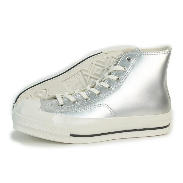 Converse シルバー ハイカットスニーカー CONVERSE コンバース チャイルド オールスター スニーカー