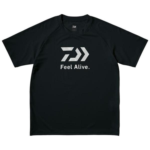 【新品・未使用】　ダイワ　DE-72020 サイズ:XL ブラック 夏の大感謝祭 Feel Alive.ドライTシャツ DE 3925 ブラック L ダイワ
