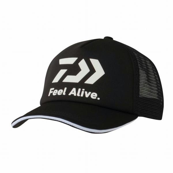 FeelAlive ソフトハーフメッシュキャップ DC 6225 ブラック フリー