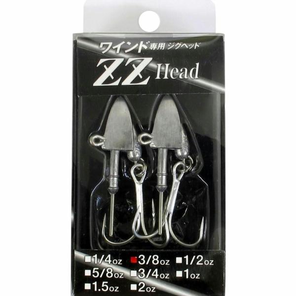 ZZヘッド3／8oz スタンダード（フック付） オンスタックル : グッド