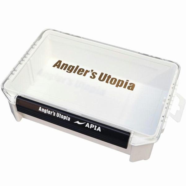 APIA深型ルアーボックス 水抜ダクト ホワイト アピア