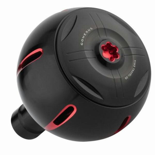 新A38アルミ製ノブ ブラックレッド K138ABKRD-01 ゴメクサス : グッド
