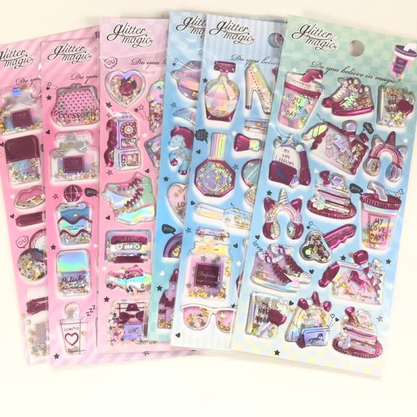 ゆめかわ キラ シャカ シール＜おこづかいアクセと送料無料商品を同時購入された場合おこづかいアクセの送料（209円）は無料となります。ただし、システム上、宅配便送料が加算請求されますので送料を0円に訂正、もしくは差額返金致します。＞【サイズ...