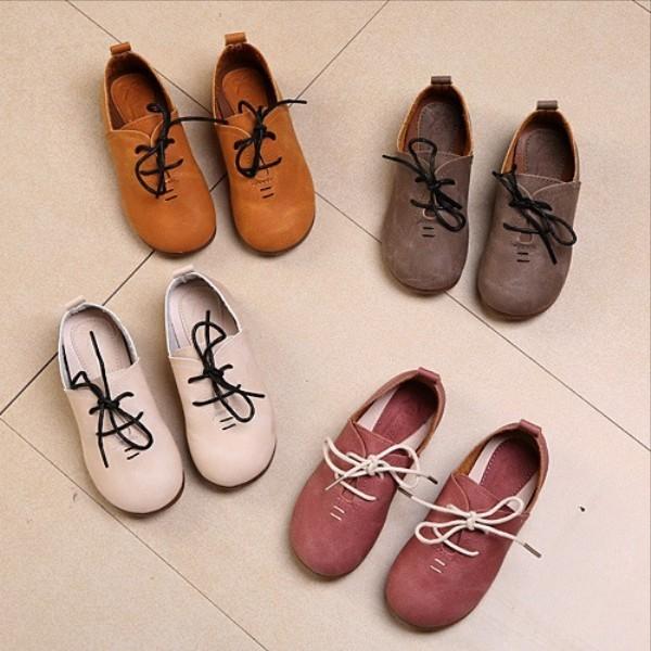 ラウンドトゥ レースアップ シューズ 男の子 女の子 キッズ 靴 子供靴  