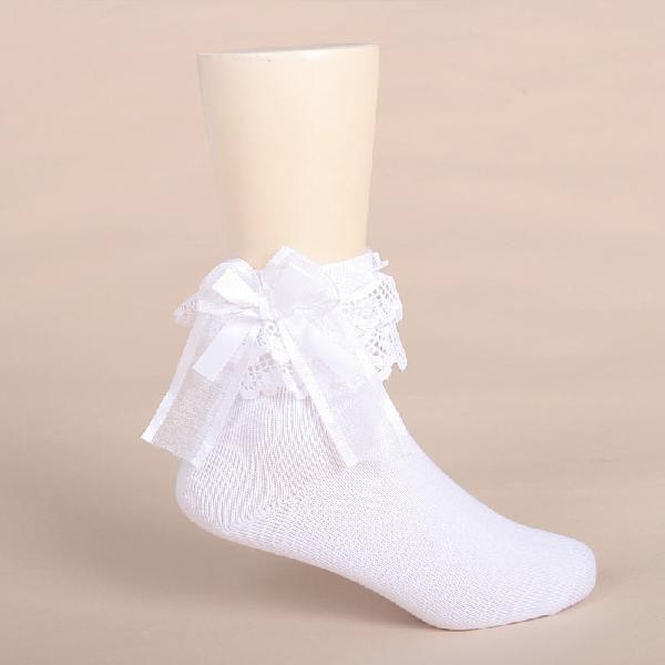 靴下 フリル ソックス 女の子 リボン レース 子供服 安い sox-f :sox-f:子供ドレスのHUMMING・K 通販  