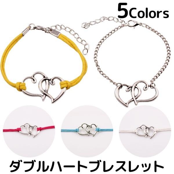 ブレスレット ハート 女の子 アクセサリー ガール ワックスコード シルバーカラー リストバンド Wr032 Wr032 子供ドレスのhumming K 通販 Yahoo ショッピング