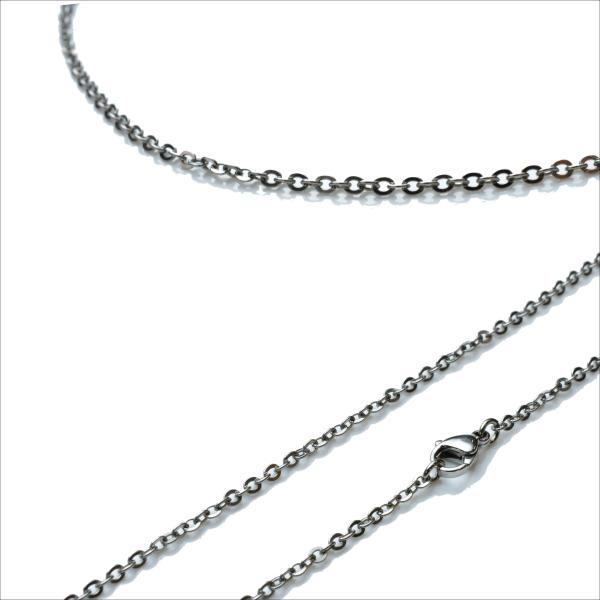ネックレス チェーン ステンレス  / 2mm マリーナ 35cm〜60cm 長さ1cm単位対応/chain-0016 ジーラブ / 20代 30代 40代 人気 /ジーラブ