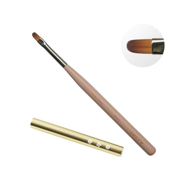 sacra サクラ ジェルブラシ オーバル キャップ付き 【ネコポス対応