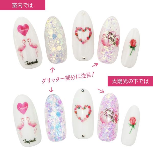 ネイルアートレシピ Vol 1 キラキラフラミンゴネイル ジェルネイル使用 ネイル用品の専門店 レシピ プロ用にも Www Arilab Com Tr Index Php