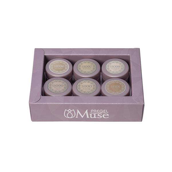 PREGEL プリジェル ミューズ ベアシアースキンシリーズ 6色セット 各3g