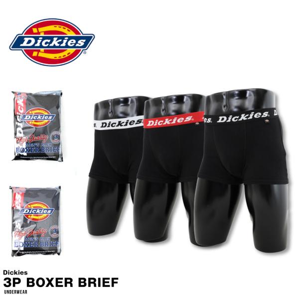 Dickies（ディッキーズ） アンダーウェア 3パック 3P メンズ ボクサー