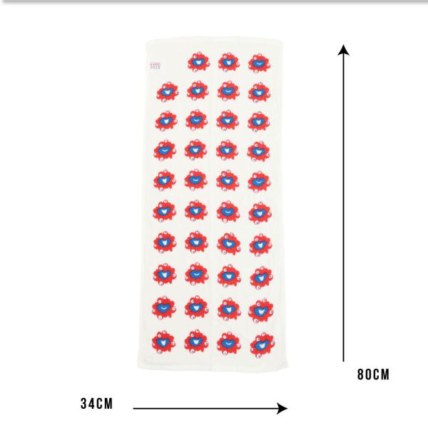 ミャクミャク フェイスタオル ガーゼ 万博 エキスポ 大阪万博 お
