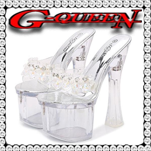 キャバ サンダル キャバヒール ヒール72671【22.5cm】厚底 キャバ サンダル キャバヒール ヒール72671【22.5cm】厚底