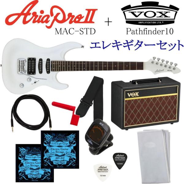 [񂹏i] AriaProII MAC-STD iPWH/Pearl Whitej { VOX Pathfinder10 GLM^[SғZbg