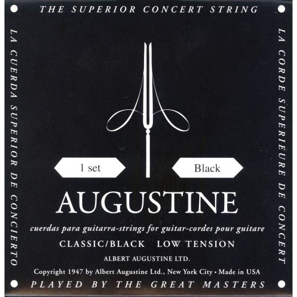 AUGUSTINE BLACK Classical Guitar  Strings 1set I[KX` NVbNEM^[ ubN EEeV M[ Zbg()