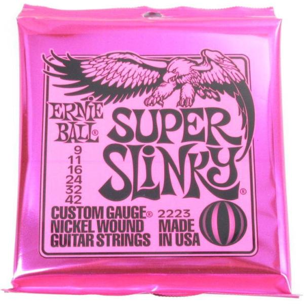 ERNIE BALL SUPER SLINKY y#2223z A[j[{[ GLM^[@X[p[EXL[ 009-042