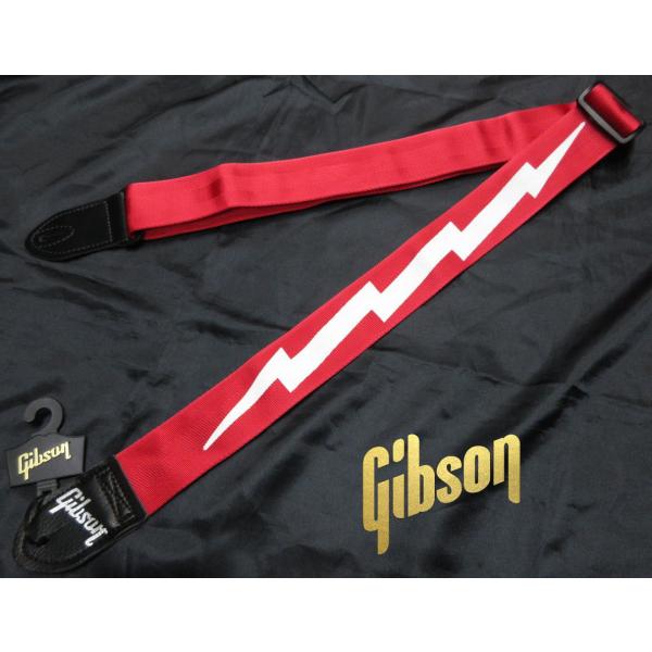 Gibson（ギブソン） 【ASBOLT-RED】 The Lightning Bolt Seatbelt