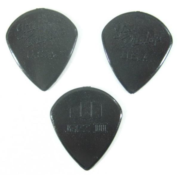 JIM DUNLOP NYLON JAZZ III black stiffo nylon �W�� �_�����b�v �s�b�N 3���Z�b�g (�� �i�C���� �W���Y�X���[ )