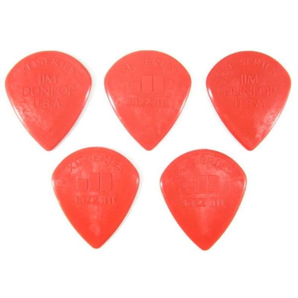 JIM DUNLOP NYLON JAZZ III XL SERIES red nylon W _bv sbN 5Zbg ( iC WYX[ XL)