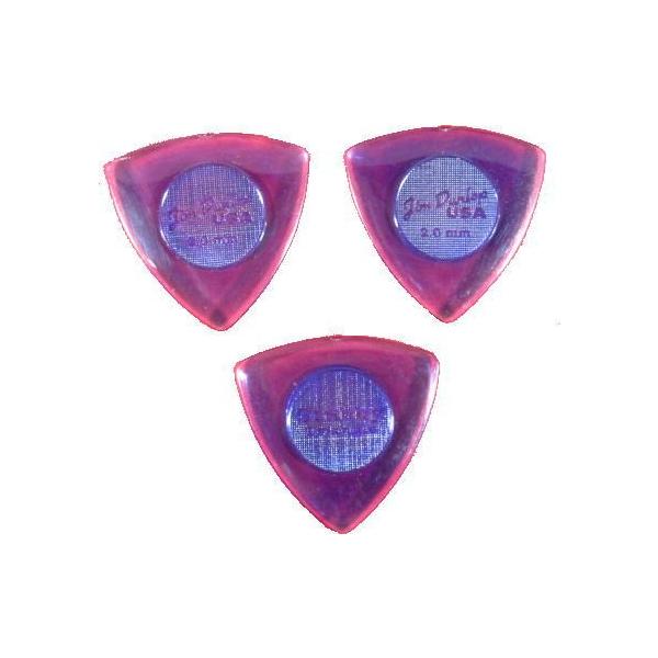 JIM DUNLOP TRI STUBBY light purple 2.0  �W�� �_�����b�v �s�b�N 3���Z�b�g �g���C �X�^�r�[ ���C�g�p�[�v�� 2.0mm