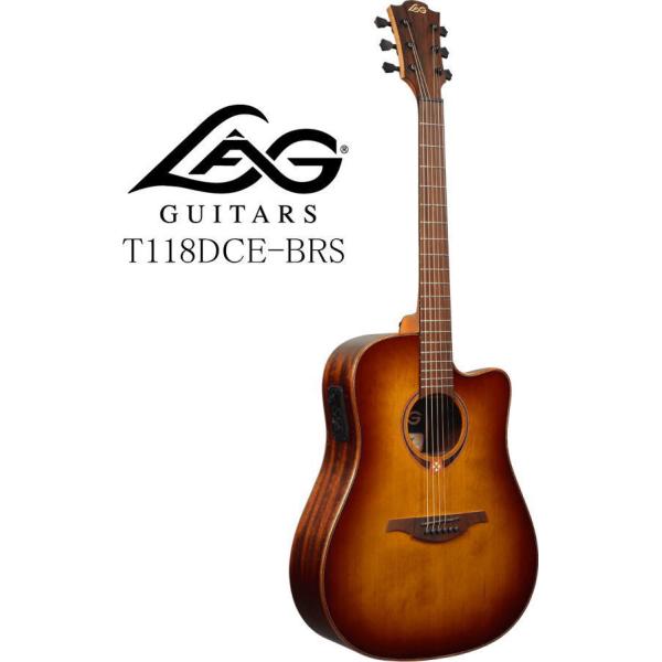 sׂ܂B ݌ɂ܂Bt LAG GUITARS Tramontane 118 T118DCE-BRS OEM^[Y GNgbNEAR[XeBbNM^[