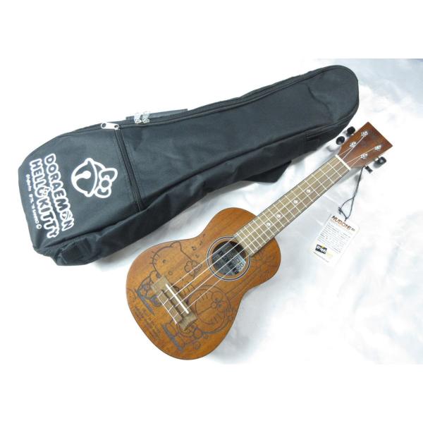 Leho Doraemon ｘ Hello Kitty Ukulele ドラえもん ｘ ハローキティ ウクレレ Leho Dora Kitty Uke 楽器屋のsakai 通販 Yahoo ショッピング