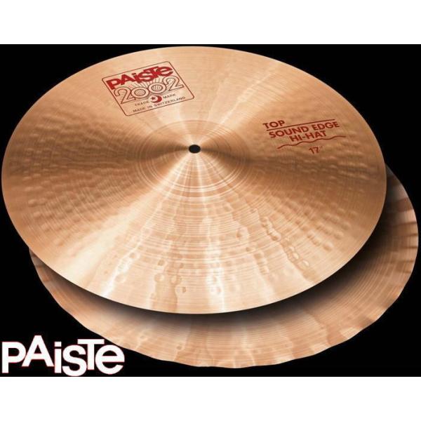 PAISTE 2002 Sound Edge Hi-Hat 14"(35cm) Top &amp; Bottom Set �p�C�X�e �T�E���h�E�G�b�W�E�n�C�n�b�g�E�V���o�� 14�C���` �g�b�v &amp; �{�g�� �Z�b�g