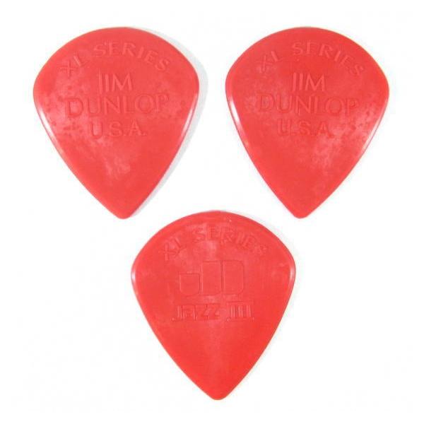 JIM DUNLOP NYLON JAZZ III XL SERIES red nylon W _bv sbN 3Zbg ( iC WYX[ XL)