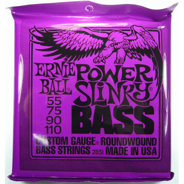 ERNIE BALL Power Slinky �y#2831�z �A�[�j�[�{�[�� �x�[�X�� �p���[�E�X�����L�[ 055-110